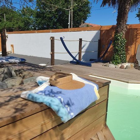 Cottage La Dune Avec Piscine Les Cigales Du Bassin A Gujan-Mestras Ngoại thất bức ảnh