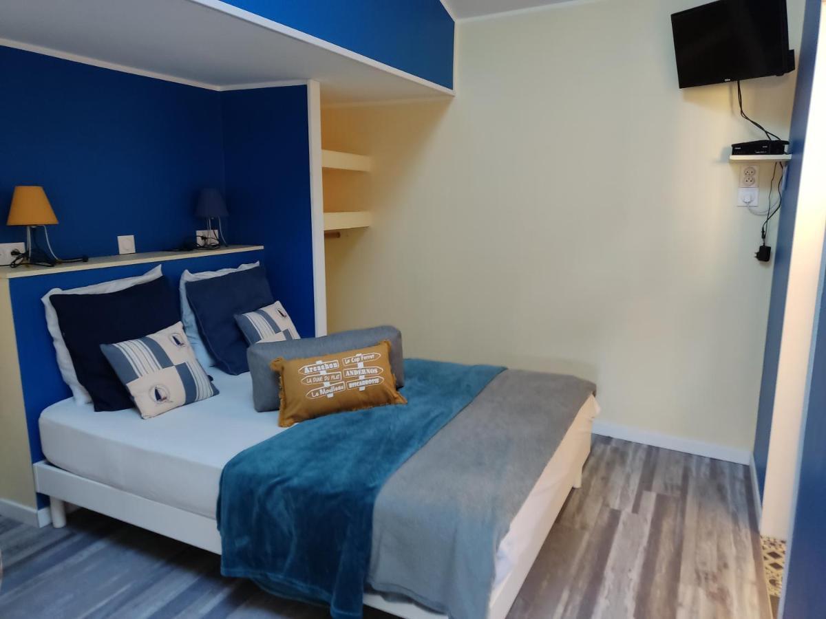 Cottage La Dune Avec Piscine Les Cigales Du Bassin A Gujan-Mestras Ngoại thất bức ảnh